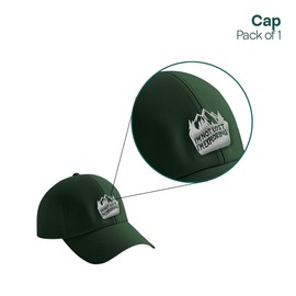 Hexafun Unisex Uber Cool Baseball Caps Cotton Twill with Adjustable Loop | Pack of 1