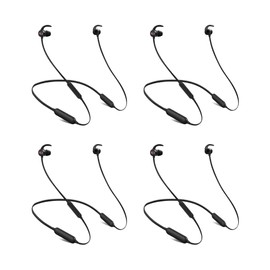 Gigastone 4PK Bluetooth 5.0 Neckband Sweat-Proof Headset with 10H Music Playtime, 240H Standby Time, Wireless Earphone for Sports Office with IPX4 Waterproof.