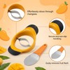 2 PCS Mango Cutter, Corer with Mango Scoop, Fruit Slicer