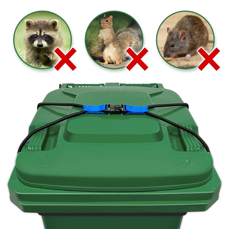 PAHTTO Trash Can Lock 2 Pack, Lid Lock for 30-54