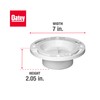 Oatey 3 in. PVC Closet Flange with Plastic Ring and