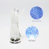 Christmas Tabletop Decor, Snow Globe Water Spinning LED Lighted Angel,