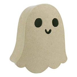 Décopatch - Ref BT054C - Small Ghost Box - Papier Maché Object to Decorate - 4.5 x 9.5 x 10cm - Decorate with Décopatch Papers & PaperPatch Glue, Glitter, Paints, Brown