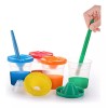 10 Piezas Tazas De Pintura Con Pinceles Pinceles Para Niños