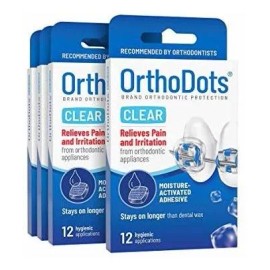 ORVANCE Orthodots Clear (48 Count) - Activado Por Humedad, Silicona