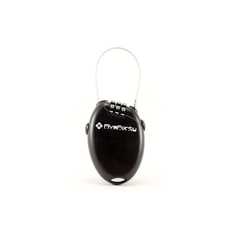 540 Mini Retractable Cable Lock Snowboard Mini Lock Black Retracting
