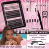 Goddvenus Wispy Lash Clusters Kit Cluster Eyelash Extensions Natural Lash