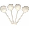 4-Pack Toilet Brush, Soft Polyester Fiber Brush Head Long Handle
