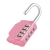 ZHEGE Padlock with Code, 4 Digit Combination Lock for Locker,