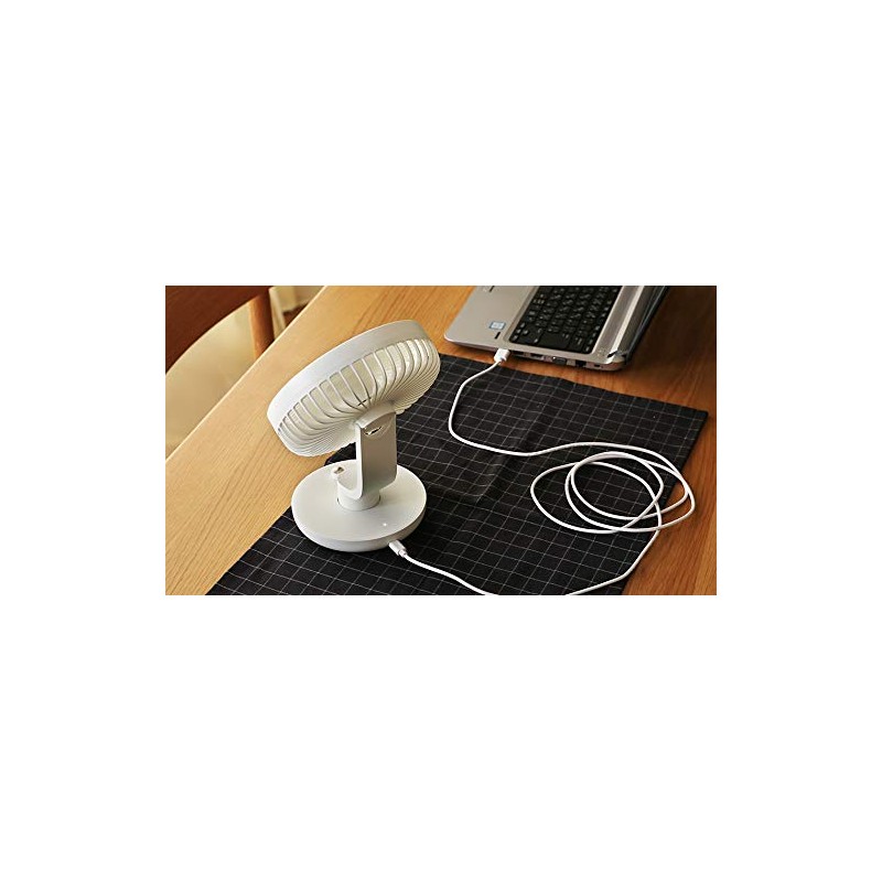 PRISMATE PR-F041 Cordless Mini Living Fan Stepless Air Flow Control