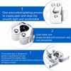 10 Pcs Double Roller Door Catches, Cabinet Latch Double Roller