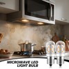 KEIVO LED Microwave Light Bulbs Under Hood, 3W 380LM, E17