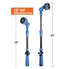 2-Pack with Corvid Adjustable Thumb Control Garden Watering Wand, 19-24