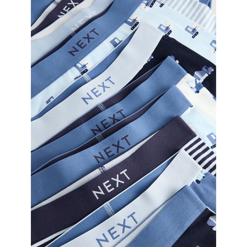 NEXT Pack of 10 Briefs, Blue Mini Vehicle