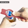 2-in-1 Magnetic Soda Can & Beer Bottle Opener-Dual Magnets for