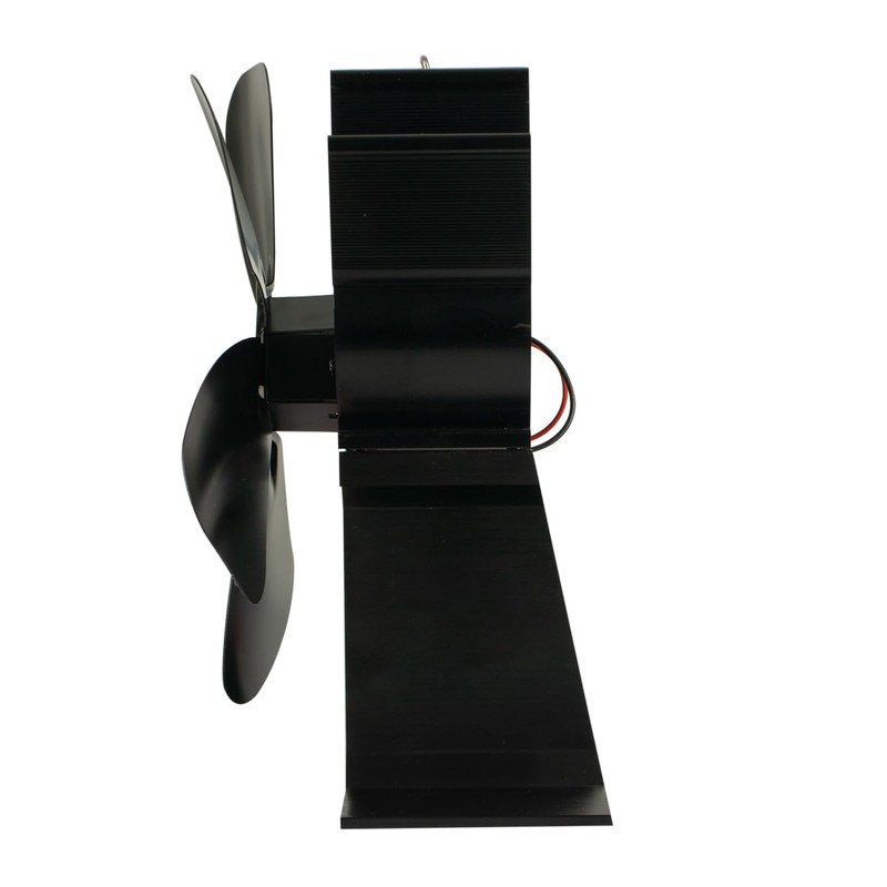 US Stove MH4 Miracle Heat 5 Blade Thermoelectric Fan, No