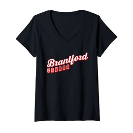 Womens Brantford Canada V-Neck T-Shirt