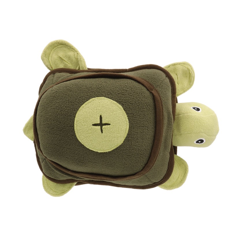 Dog Sniffing Training Toy Squeaky Plush Turtle Shape Interactive Bite