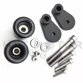 HONGK Frame Sliders For Honda CBR1000RR 06-07 NO CUT Carbon (Fit 2006 Honda CBR1000RR)