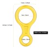 35KN Figure 8 Word Rope Descender Rappel Ring Rock Climbing