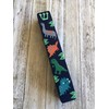 Dinosaur Mezuzah, Children's Scroll Case, Jewish Baby, Birthday Gift (Navy