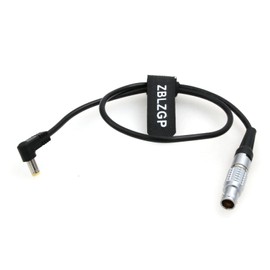 ZBLZGP 1B 6pin/4+2 Pin Male to DC 5.5x2.1MM Right Angle Control Handle Control Cable for Tilta Motor DJI Follow Focus