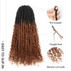 Toyotress Boho Human Hair Locs - 18 Inch 8 Packs
