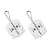 Sicheii 2 Pack Golf Stroke Counter with Key Chain, 2
