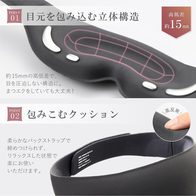 Wavewave EMS Hot Eye Mask, Eye Warmer, Eye Treatment, Light