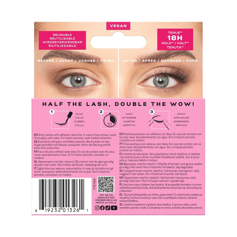 Eylure 3/4 Length No.017