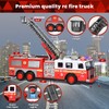 Realistic RC Fire Truck for Kids Remote Control Firetruck with