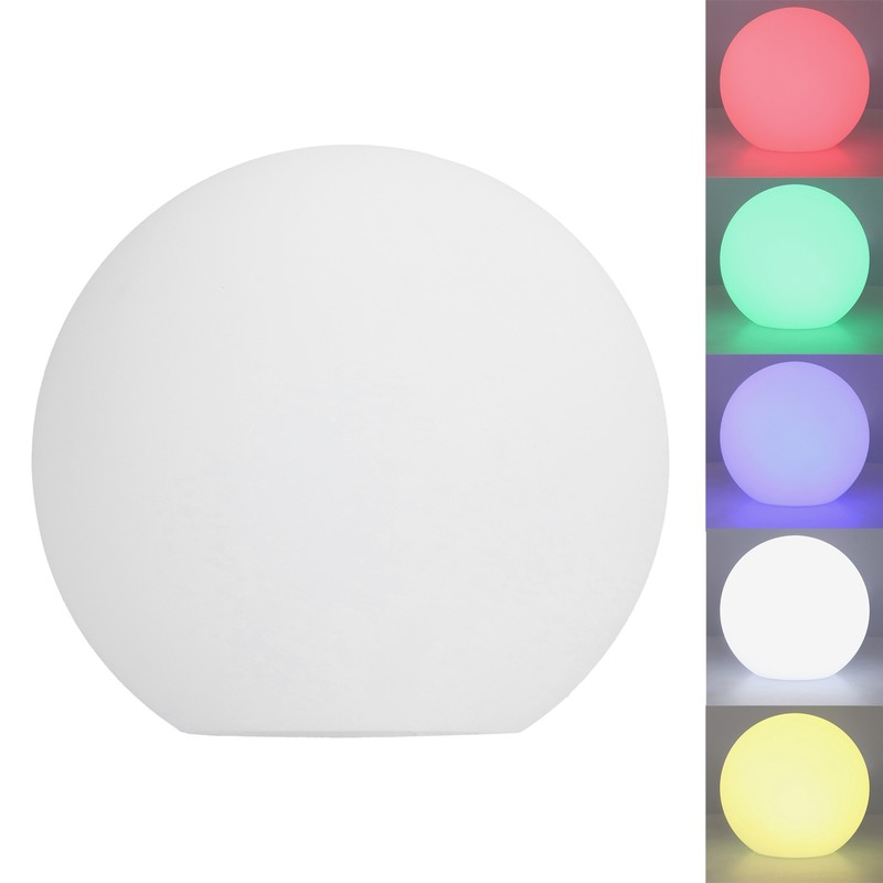 LED Round Lamp RGBW 24Key Remote Control 16Color Dimmable 4Mode