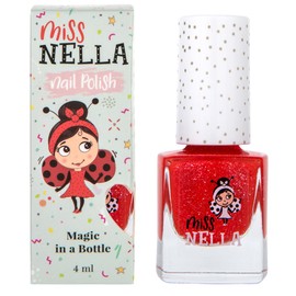 MISS NELLA Peel-Off Nail Polish for Kids (Croco Dazzle)