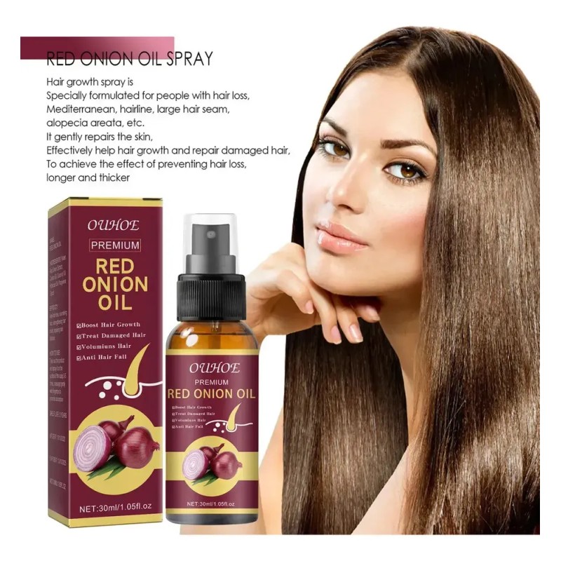 Aceite De Cebolla Para El Crecimiento Del Cabello 2pz ,w/