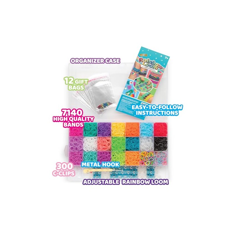Rainbow Loom - Mega Combo Set de ligas de colores