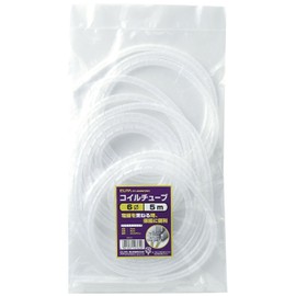 Elpa Coil Tube φ 6 mm 5 m White CT – 0605p (W)