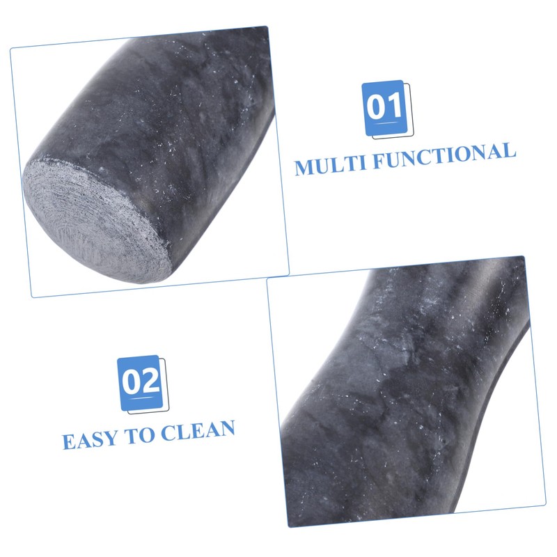 LABRIMP Grinding Rod Garlic Tool Heavy Powder Kitchen Pestle Spice