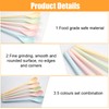 Pack of 5 Egg Spoons Plastic Colourful Plastic Spoon Long