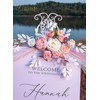 Lisuun Artificial Wedding Welcome Sign Flowers and Backdrop Swags, 2