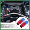 Motoforti 2pcs AN6 0 Degree Swivel Car Hose End Fitting