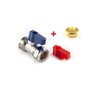Wärmer System Straight Washing Machine Tap - 15mm x 3/4"