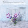 sourcing map Acrylic Display Case Plastic Box Cube Storage Box