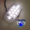 Tecniq Inc Surface Mount 4.5" X 2.5" Neutral White 12 LED Dome Light With Switch - E18-LCS0-1