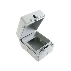 1G WATERPROOF ACCESSORY BOX | SWITCHES/SOCKET OUTLETS OUTDOOR/WEATHERPROOF ELECTRICAL, 1 X QTY - SSBE