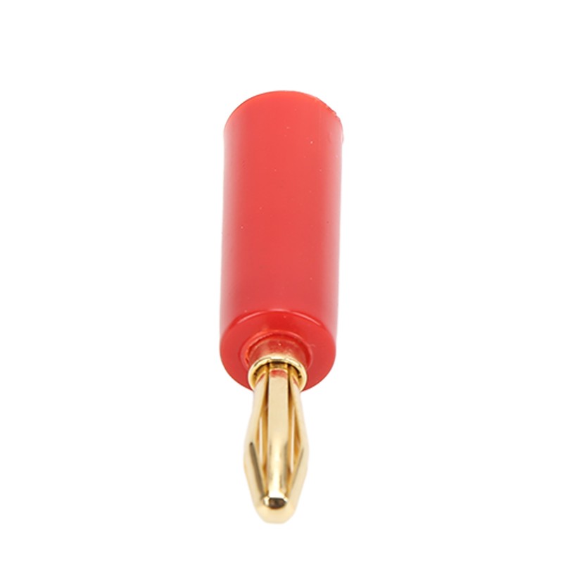 10PCS Banana Plugs 4mm Audio Jack Connector Solderless Six Blade