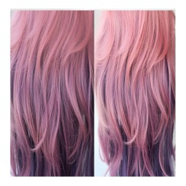 Lucky Day Peluca Seraphine Cabello Morado Rosa League Of Legends Lol