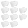 10Pcs Silicone Eartips Double Layer Washable Design Antistatic Detachable Earbud