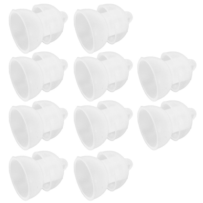 10Pcs Silicone Eartips Double Layer Washable Design Antistatic Detachable Earbud