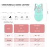 Phineein Girls Gymnastics Leotards Hollow Back Crisscross - Kids Sleeveless