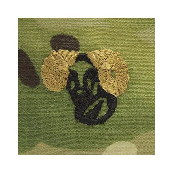 VANGUARD Army Embroidered Badge ON OCP SEW ON: RAMS Head